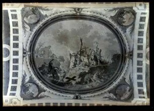Klosterkirche; Chor, Deckenbild, Kreuzfindung