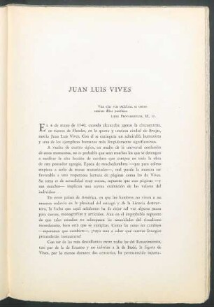 Juan Luis Vives
