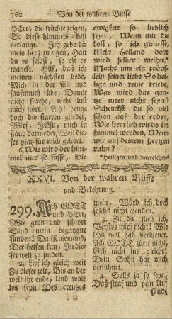 XXVI. Von der wahren Busse und Bekehrung