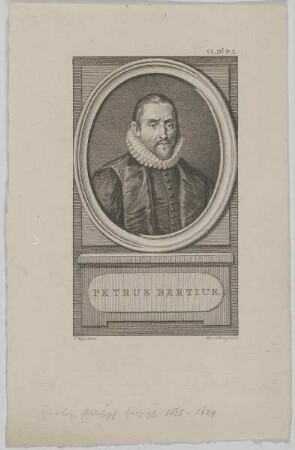 Bildnis des Petrus Bertius