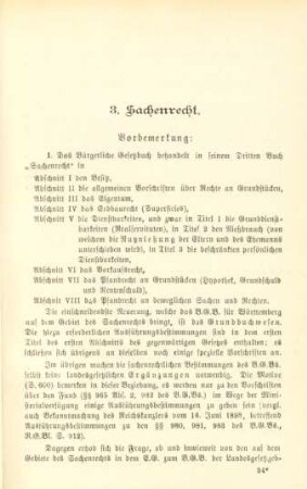 3. Sachenrecht