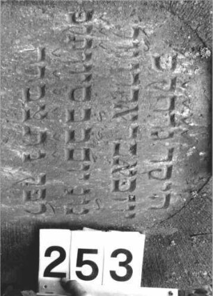 Grabstein 253 (Detailaufnahme)