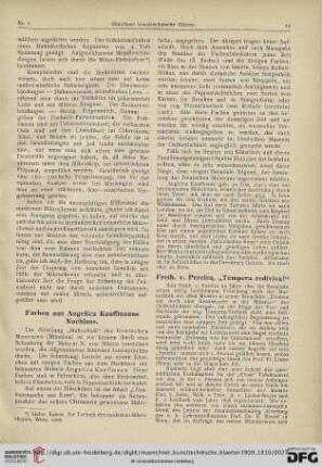 6: Farben aus Angelica Kauffmanns Nachlass