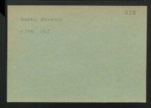 Braith, Friedrich