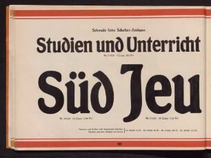 Schmale fette Schelter-Antiqua