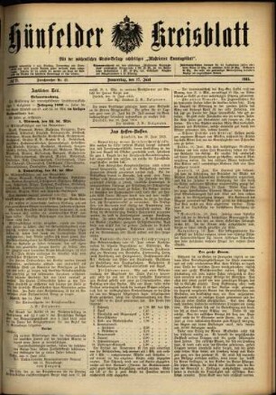 Ausgabe vom Mittwoch, den 16. Juni 1915.