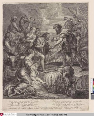 [Die Versöhnung zwischen Jakob und Esau; The reconcilation between Jacob and Esau]