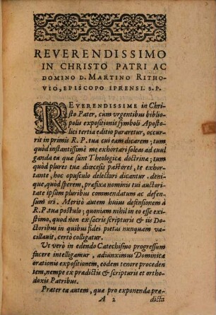 Brevis Et Catholica Symboli Apostolici Explicatio