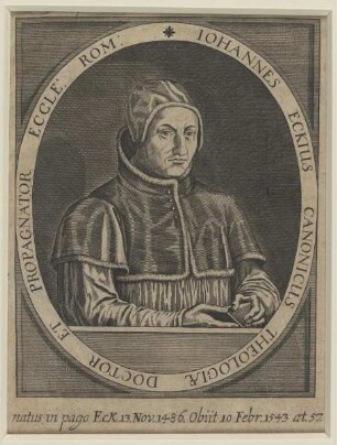 Bildnis des Iohannes Eckius