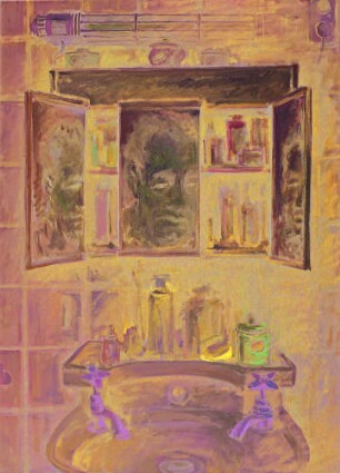 Blick in den morgendlichen Flügelaltar
