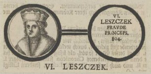 Bildnis des legendären Leszczek, Herrscher der Polen