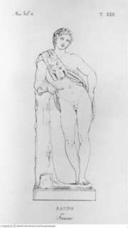 Musée Pie-Clémentin. Vol. II., Tafel XXX: Fauno