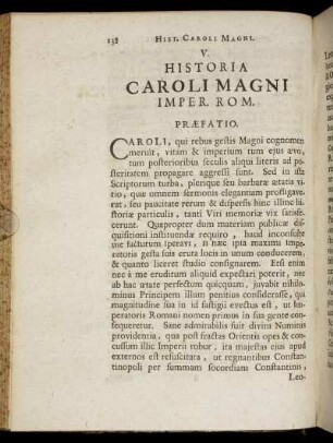 V. Historia Caroli Magni Imper. Rom – VI. Rudolphus Imperator, Germaniæ Instaurator