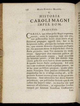 V. Historia Caroli Magni Imper. Rom – VI. Rudolphus Imperator, Germaniæ Instaurator