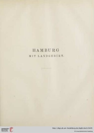 Hamburg mit Landgebiet
