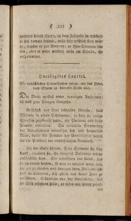 Dreißigstes Capitel. - Drei und dreißigstes Capitel.