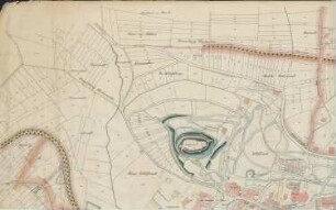 Ortsbauplan Badenweiler-Oberweiler; gef. v. Gr. Wasser- und Straßenbauinspektion, 1:1000