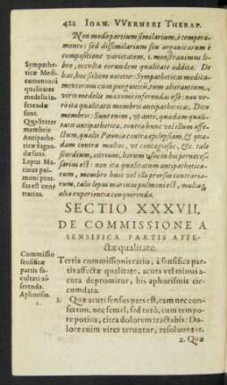 Sectio XXXVII.