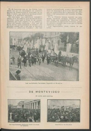 De Montevideo - El mitin anti-católico