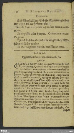 LXXIX: Quorundam brutorum admiranda sagacitas