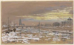 Frankfurt am Main im Winter