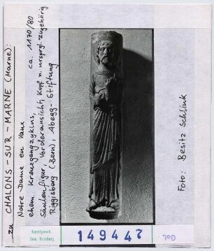 Chalons-sur-Marne: Notre-Dame-en-Vaux, ehem. Kreuzgangzyklus. Riggisberg, Abegg-Stiftung