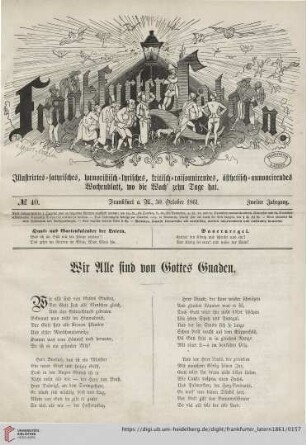 No. 40, Frankfurt a. M., 30. October 1861, Zweiter Jahrgang