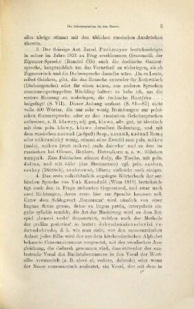 Die Geheimsprachen bei den Slaven, 1. Bibliographie des Gegenstandes und die slavischen Bestandtheile der Geheimsprachen