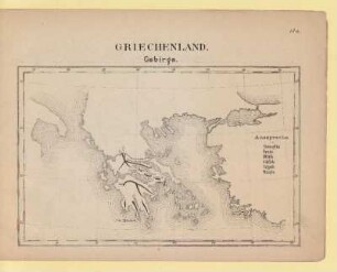 Griechenland. Gebirge