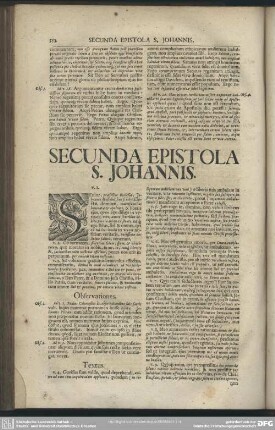 Secunda Epistola S. Johannis