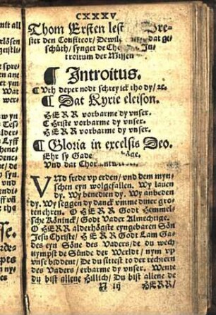 Introitus [...] Dat Kyrie eleison.