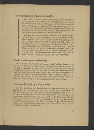 Gleicher Lohn für gleiche Arbeit