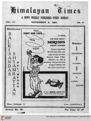 No. XI (05 November 1961)