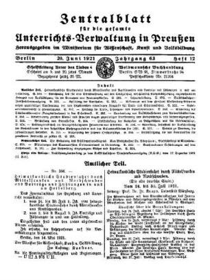 Heimatkundliche Studienfahrt durch Mittelfranken und Nordschwaben und Vorträge und Führungen in und um Heidelberg : [Amtlicher Teil]