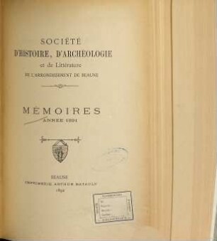 Mémoires. 16, 16. 1891