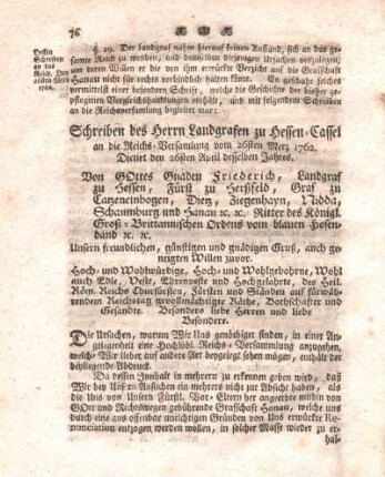 § 28. Gegenerklärung des Landgrafen.