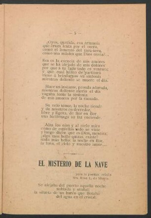 El misterio de la nave