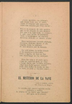 El misterio de la nave