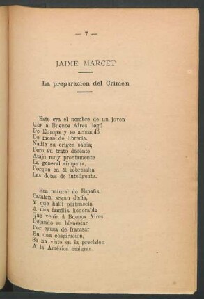 La preparación del crimen