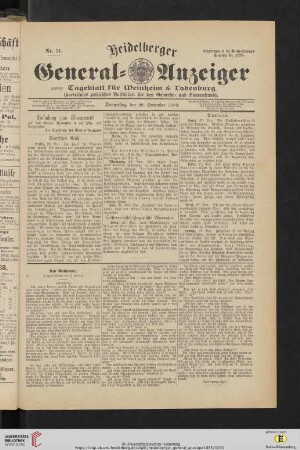 Nr. 51 - Nr. 60 (29. November - 10. Dezember)