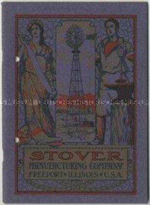 Windmühlen der Firma Stover Manufacturing und Co. in USA