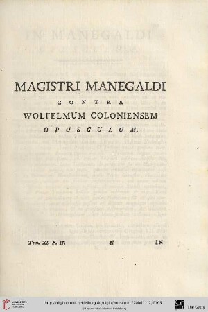 In Manegaldi opusculum