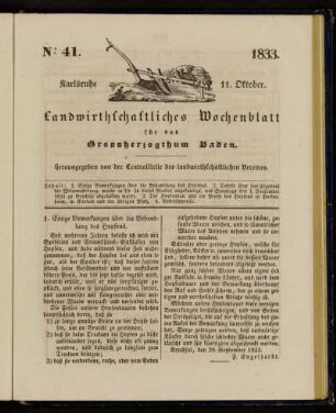 No 41. 11. Oktober. 1833