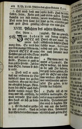 XVIII. Pflichten des achten Gebotts