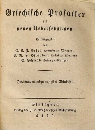 Cassius Dio's römische Geschichte, 16
