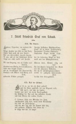 7. Adolf Friedrich Graf von Schack