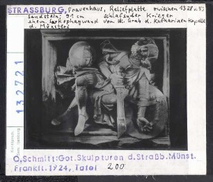 Straßburg, Museum Frauenhaus: Hl. Grab der Katharinenkapelle, schlafender Wächter, zw. 1328 und 53