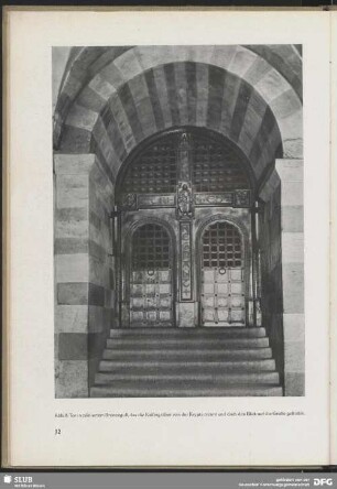 Dom zu Speyer. Tor, das die Kaisergräber von der Krypta trennt