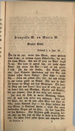 Skizzen aus dem Alltagsleben, [4,1]. Die Nachbarn ; Theil 1