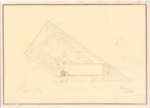Garten am Postgebäude, Reetz: Lageplan mit Gartenplan 1:200